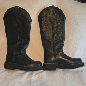 Ariat Tallbaby Black Leather Western Boots